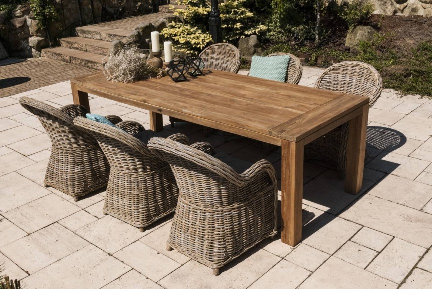 Duże stoły ogrodowe – centralny punkt wypoczynkowy w ogrodzie